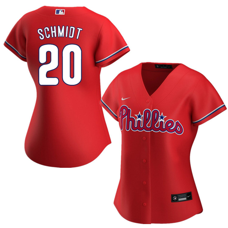 Nike Women #20 Mike Schmidt Philadelphia Phillies Baseball Jerseys Sale-Red